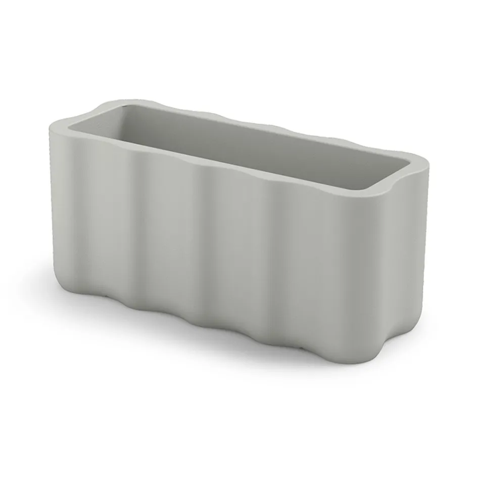 Außenvase aus farbigem Polyethylen Made in Italy - Messy Viadurini