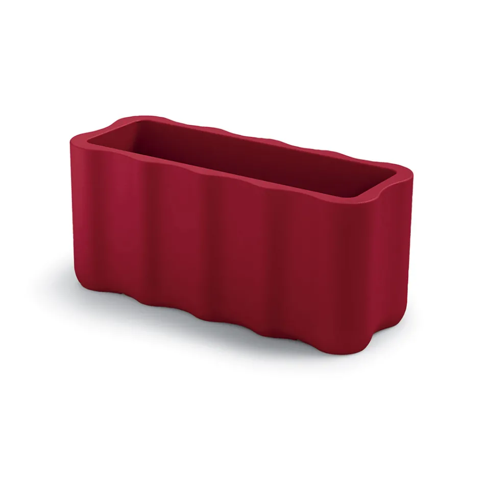 Outdoor-Vase aus farbigem Polyethylen Made in Italy - Messy Viadurini