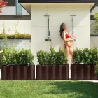 Outdoor-Vase aus farbigem Polyethylen Made in Italy - Messy Viadurini