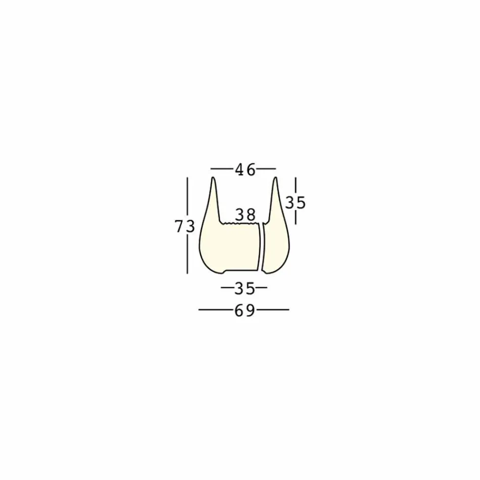 Außen Vase mit leuchtendem Design aus Polyethylen Made in Italy - Monita Viadurini