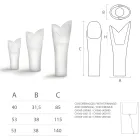 Leuchtende Außenvase aus weißem Polyethylen Made in Italy - Galileo Viadurini