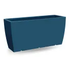 Rechteckige Außenvase aus Polyethylen Made in Italy - Albarone Viadurini