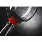 Innenvase aus Muranoglas mit roten Details Made in Italy - Copernicus Viadurini