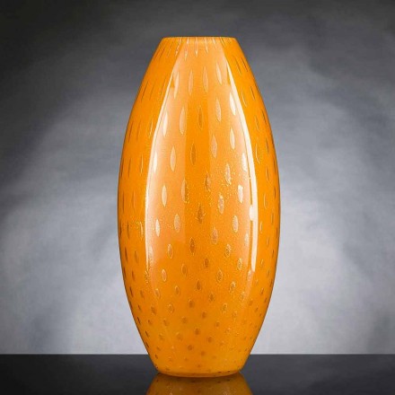 Indoor-Vase aus farbigem Murano-mundgeblasenem Glas Made in Italy - Asper Viadurini
