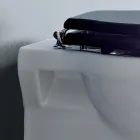 Bodenvase Klassisches Design Zurück zur Wand in Made in Italy Keramik - Marwa Viadurini