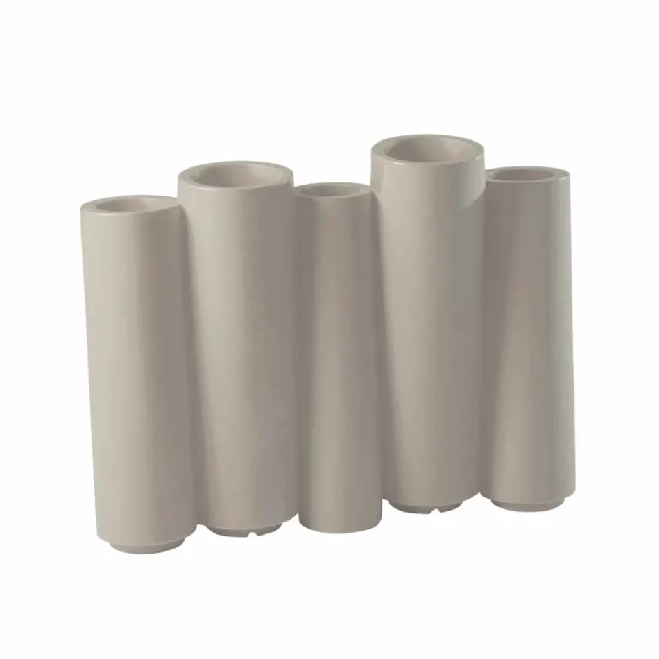 Dekorativer farbiger Vase Slide Bamboo moderner Entwurf hergestellt in Italien Viadurini