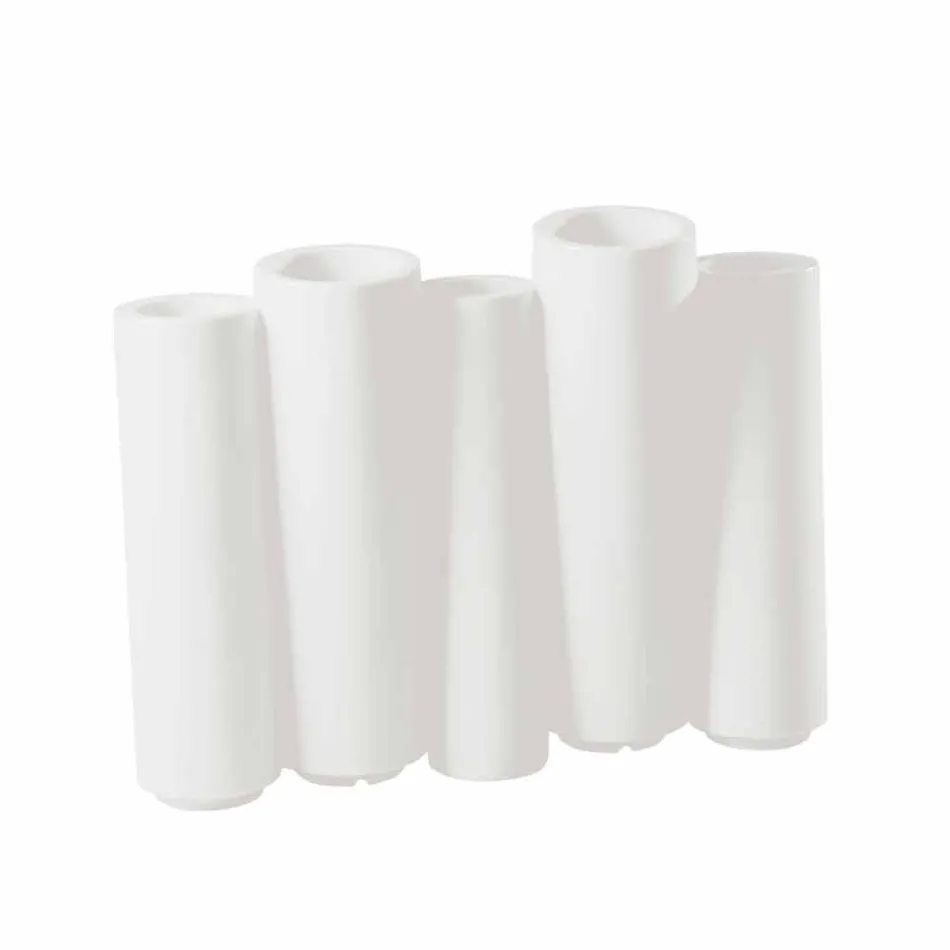 Dekorativer farbiger Vase Slide Bamboo moderner Entwurf hergestellt in Italien Viadurini