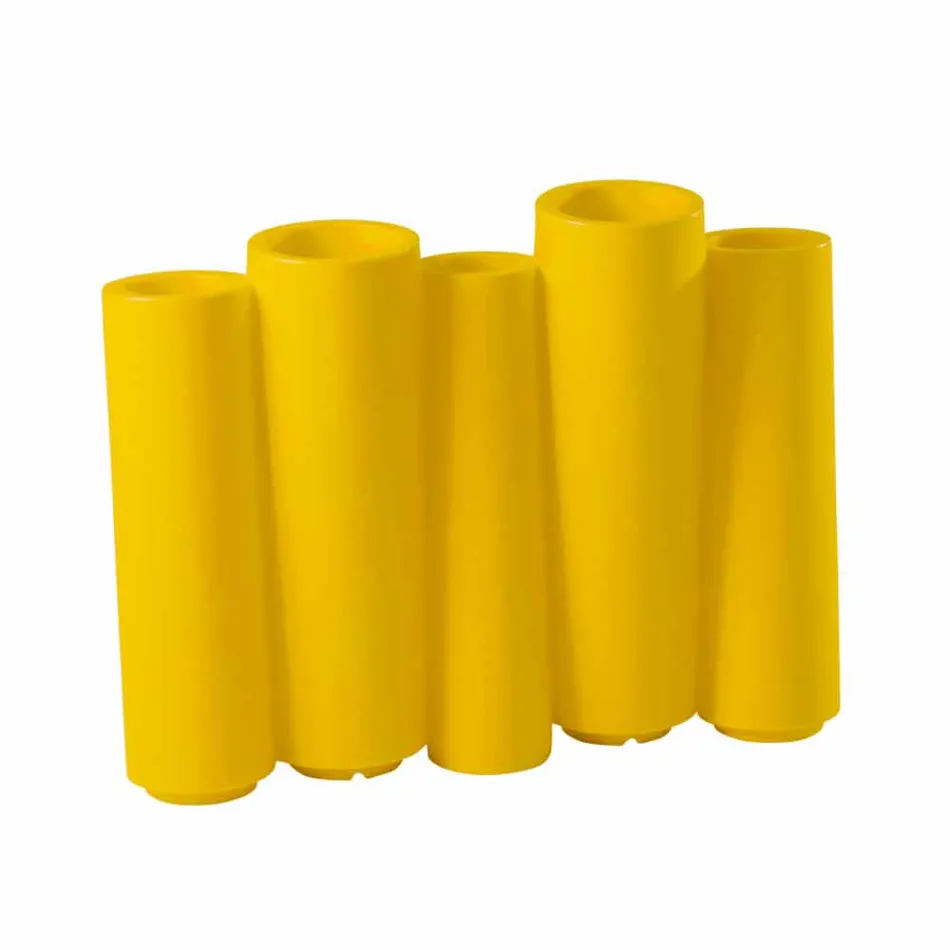 Dekorativer farbiger Vase Slide Bamboo moderner Entwurf hergestellt in Italien Viadurini