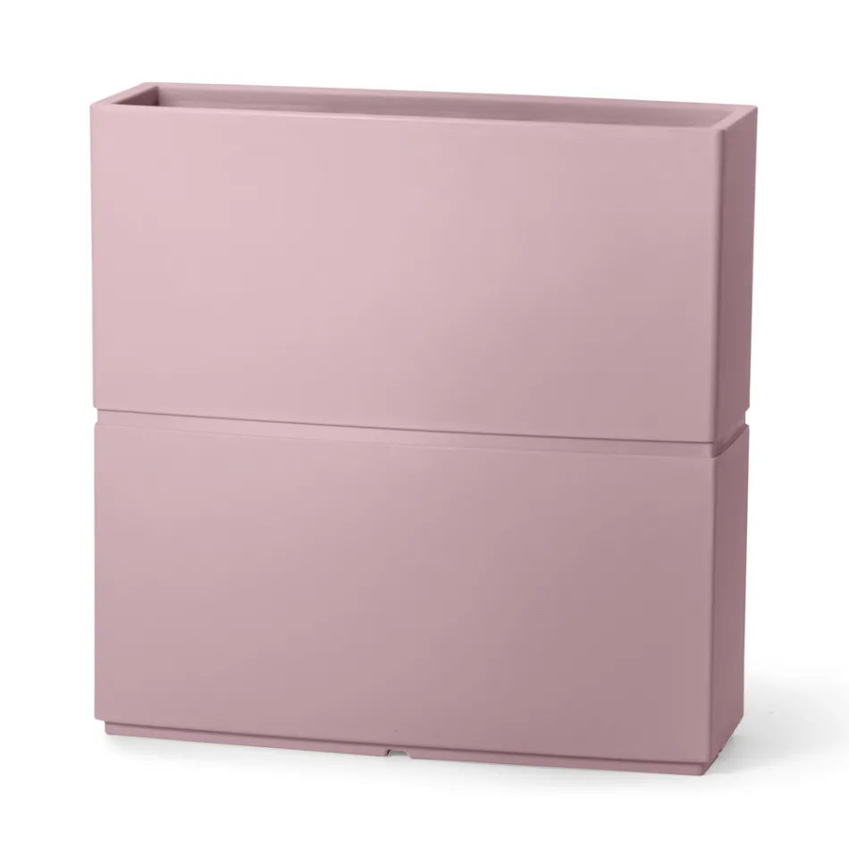 Dekorative Vase aus Polyethylen für den Innenbereich, 2 Größen, Made in Italy - Lambo Viadurini