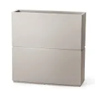 Dekorative Vase für den Innenbereich aus Polyethylen 2 Größen Made in Italy - Lambo Viadurini