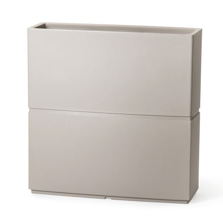 Dekorative Vase für den Innenbereich aus Polyethylen 2 Größen Made in Italy - Lambo Viadurini