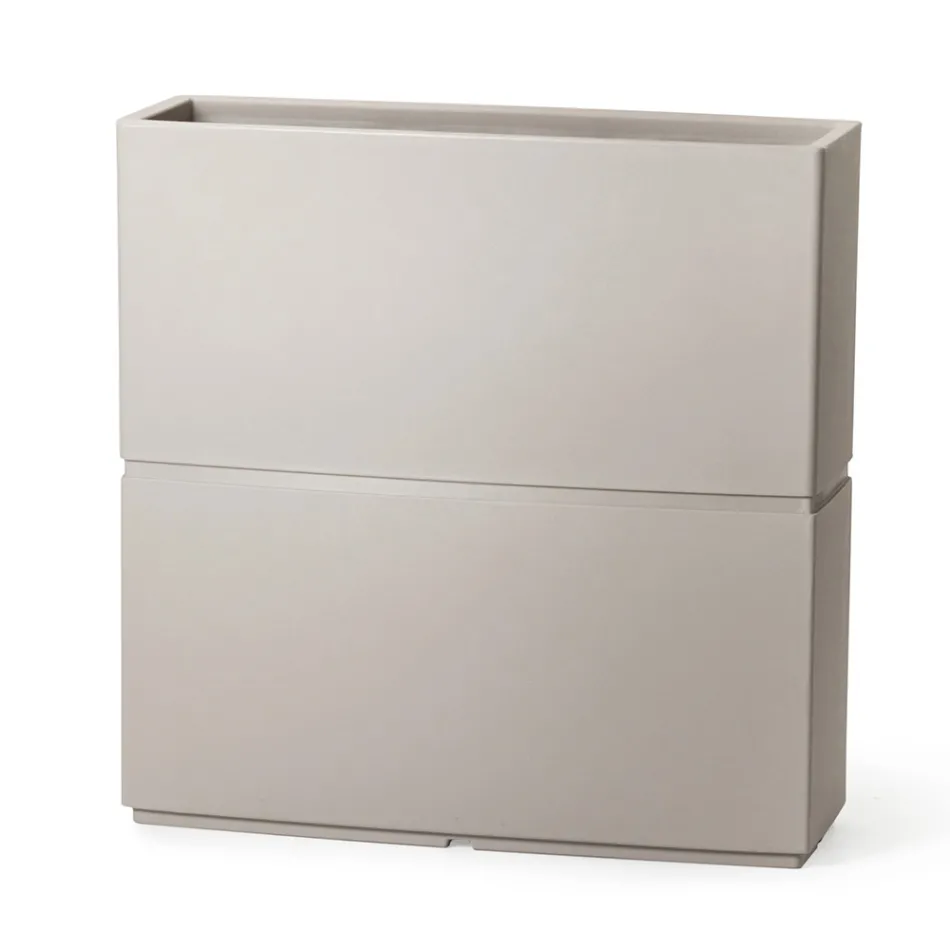 Dekorative Vase für den Innenbereich aus Polyethylen 2 Größen Made in Italy - Lambo Viadurini