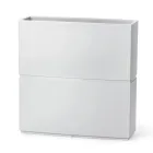 Dekorative Vase für den Innenbereich aus Polyethylen 2 Größen Made in Italy - Lambo Viadurini