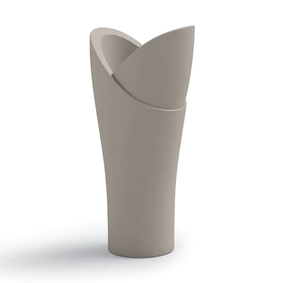 Dekorative Vase für den Innenbereich aus farbigem Polyethylen Made in Italy - Cervia Viadurini
