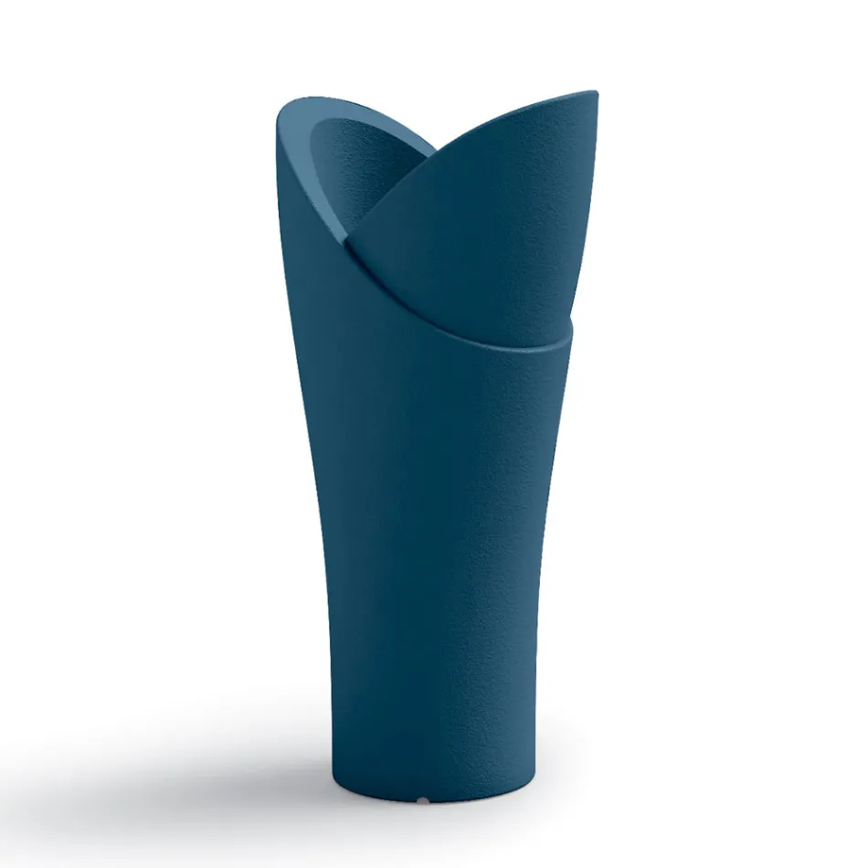 Dekorative Vase für den Innenbereich aus farbigem Polyethylen Made in Italy - Cervia Viadurini