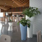 Dekorative Vase für den Innenbereich aus farbigem Polyethylen Made in Italy - Cervia Viadurini