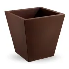 Dekorative Vase für den Innenbereich aus farbigem Polyethylen Made in Italy - Mengo Viadurini