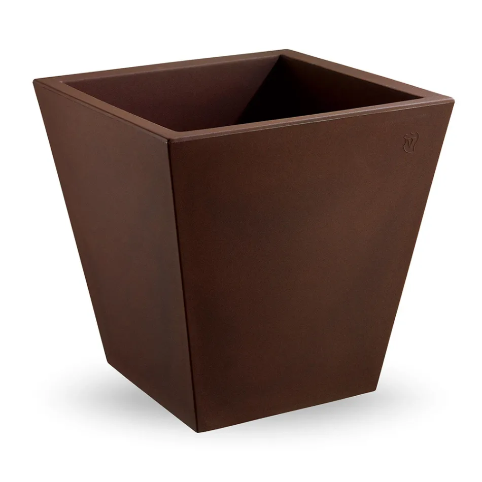 Dekorative Vase für den Innenbereich aus farbigem Polyethylen Made in Italy - Mengo Viadurini