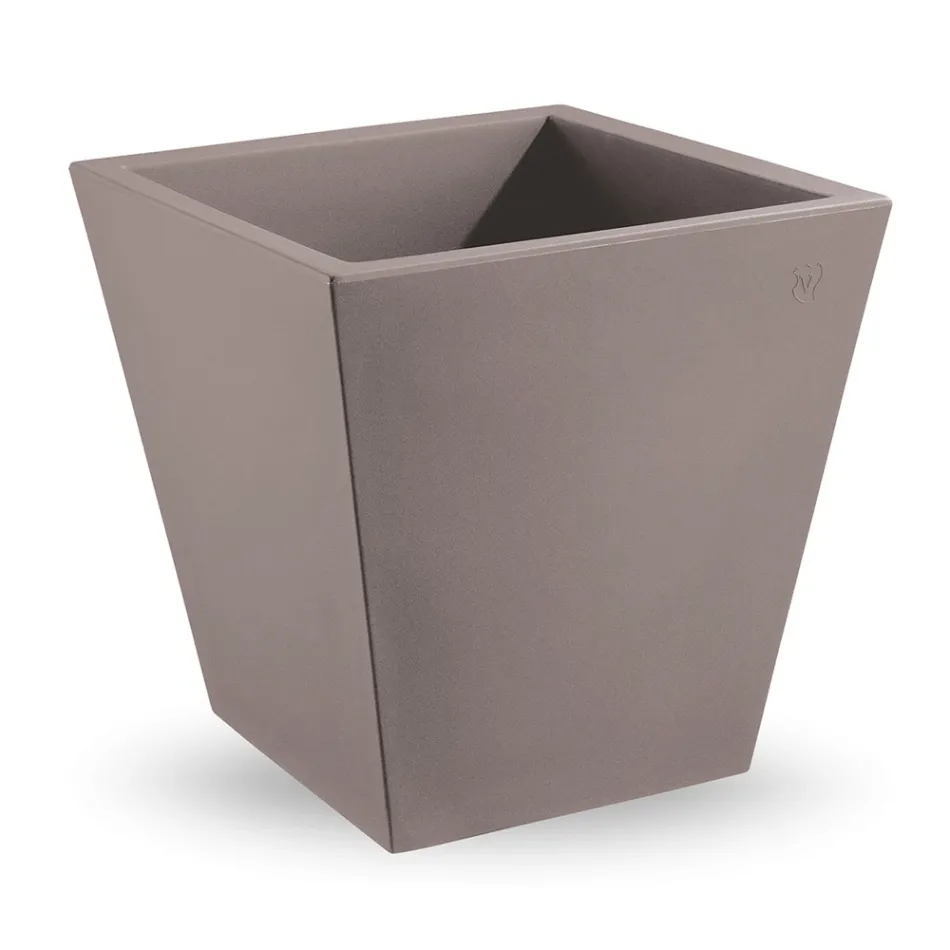 Dekorative Vase für den Innenbereich aus farbigem Polyethylen Made in Italy - Mengo Viadurini