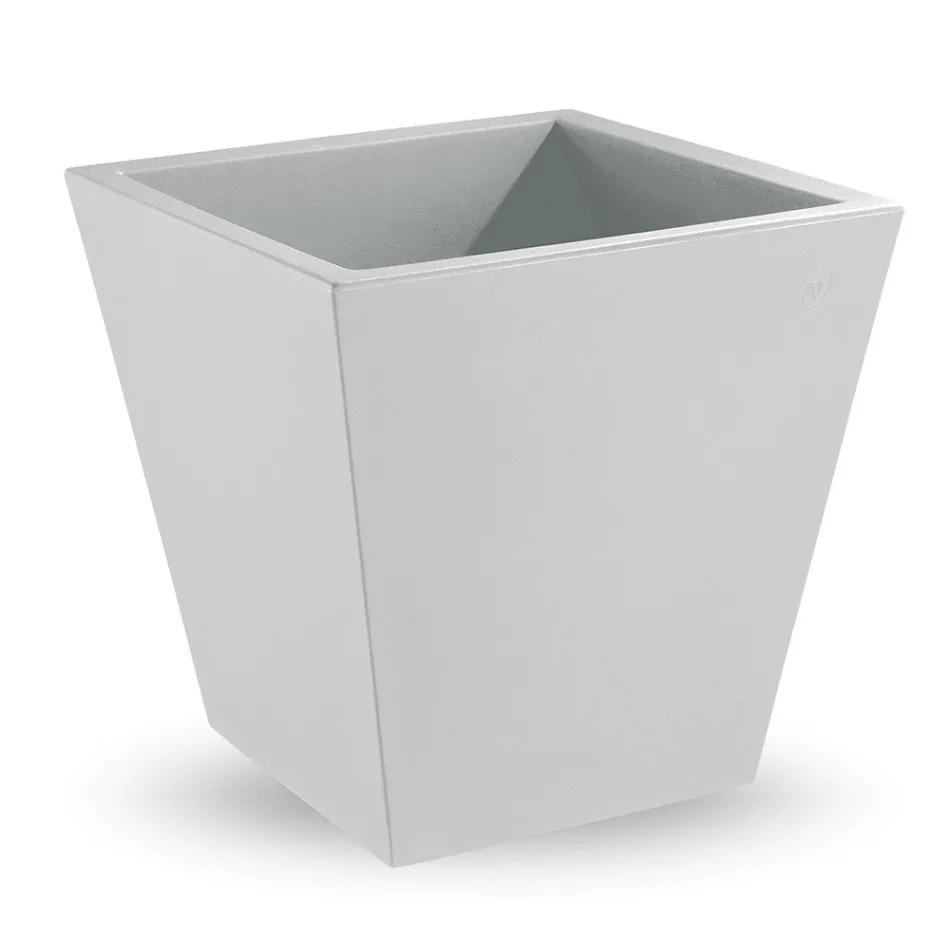 Dekorative Vase für den Innenbereich aus farbigem Polyethylen Made in Italy - Mengo Viadurini