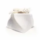 Dekorative Design Vase aus Bardiglio oder Carrara Marmor Made in Italy - Prisma Viadurini