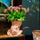 Handgemachte dekorative Vase aus farbiger Keramik Made in Italy - Maciste Viadurini