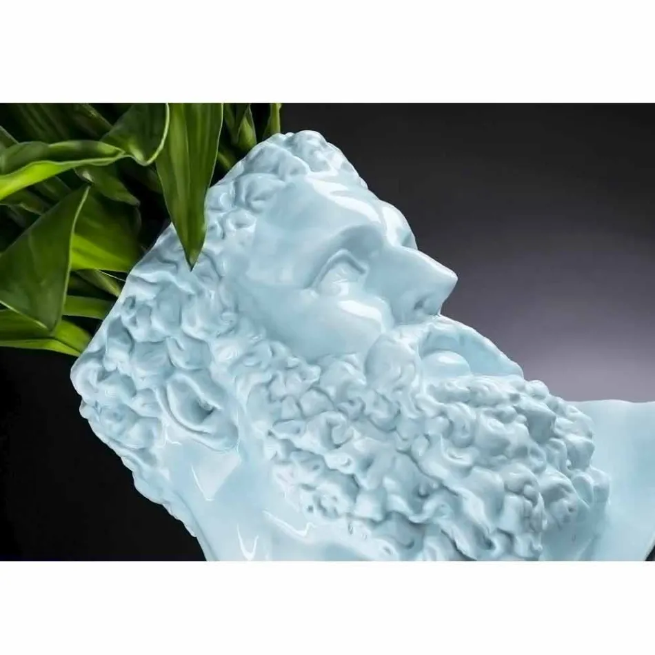 Handgemachte dekorative Vase aus farbiger Keramik Made in Italy - Maciste Viadurini