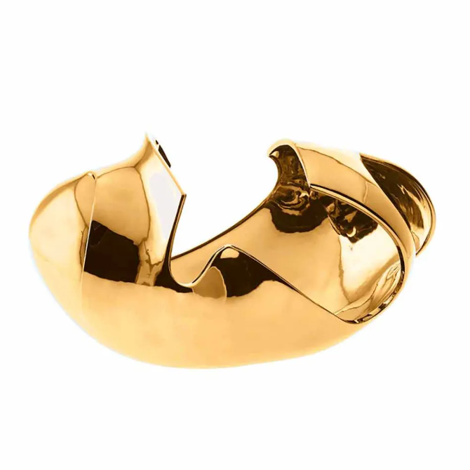 Dekorative Vase aus matt oder glasierter Keramik Made in Italy - Waves Viadurini