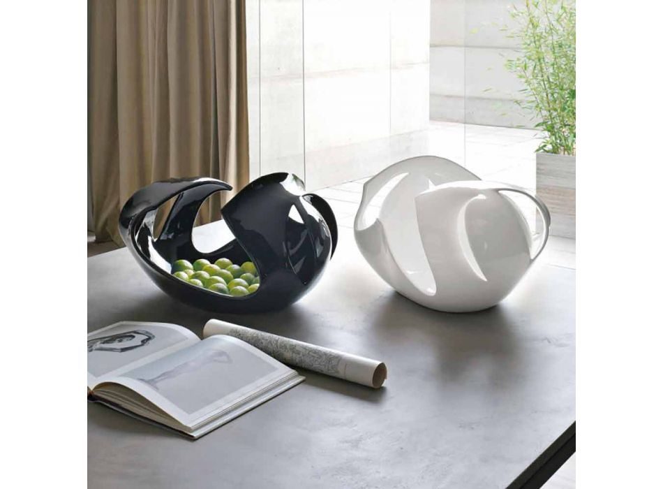 Dekorative Vase aus matt oder glasierter Keramik Made in Italy - Waves
