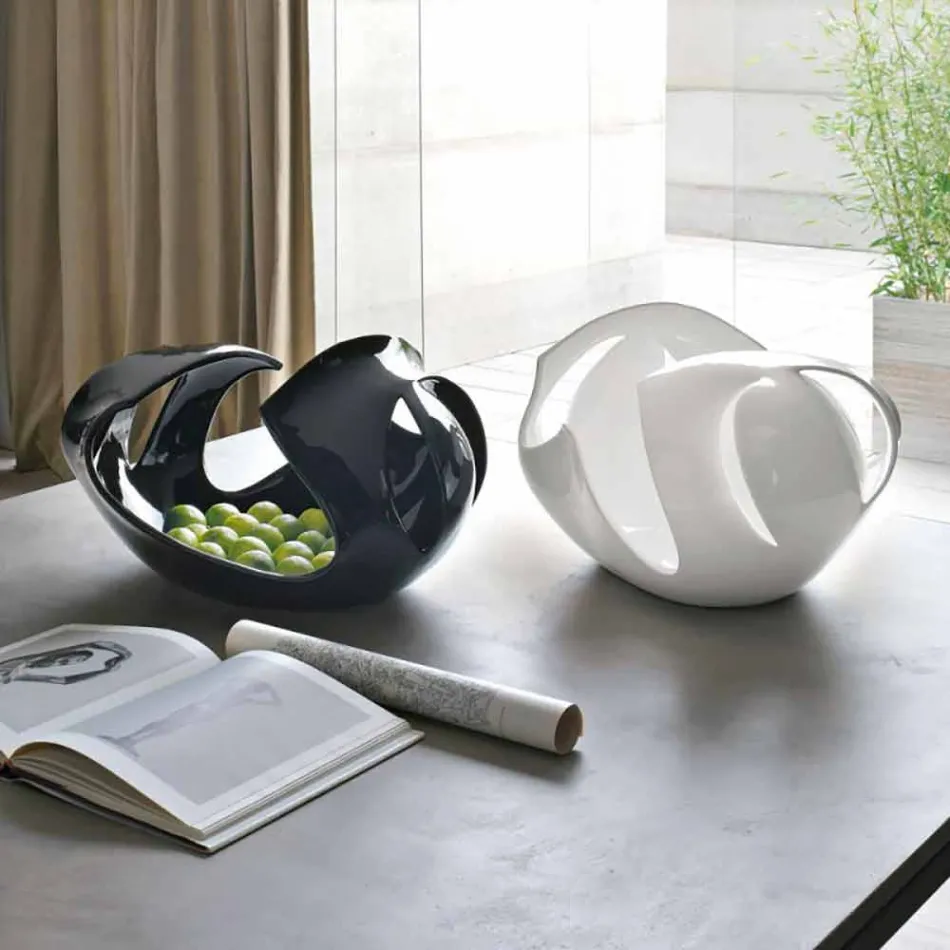 Dekorative Vase aus matt oder glasierter Keramik Made in Italy - Waves Viadurini