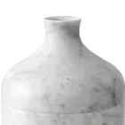 Dekorative Vase aus weißem Carrara Marmor Italienisches Luxusdesign - Calar Viadurini