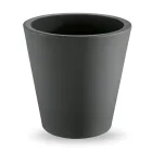 Runde dekorative Vase aus farbigem Polyethylen Made in Italy - Mengo Viadurini