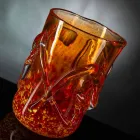 Orangefarbene dekorative Vase aus geblasenem Muranoglas Made in Italy - Mister Viadurini