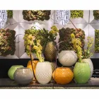 Dekorative Vase aus farbigem mundgeblasenem Muranoglas Made in Italy - Barletta Viadurini