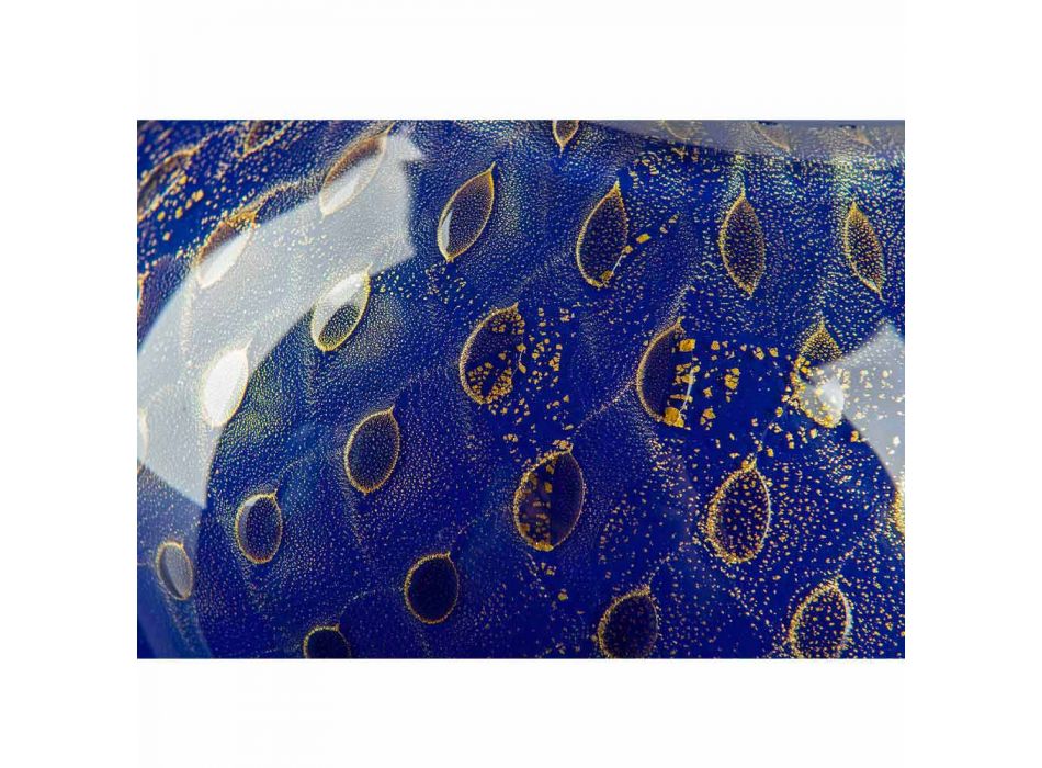 Dekorative Vase aus farbigem mundgeblasenem Muranoglas Made in Italy - Barletta
