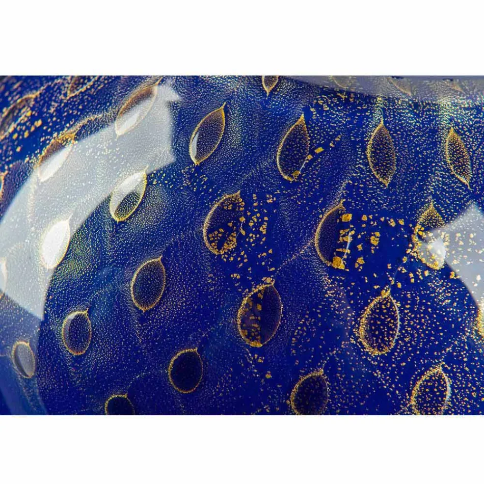 Dekorative Vase aus farbigem mundgeblasenem Muranoglas Made in Italy - Barletta Viadurini