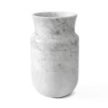 Vasendekor aus weißem Carrara-Marmor und schwarzem Marquinia-Design - Calar