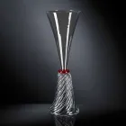 Elegante Indoor-Vase aus mundgeblasenem Muranoglas Made in Italy - Inverso Viadurini
