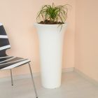 Runder Pflanzkübel aus Polyethylen Made in Italy - Tremont Viadurini
