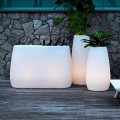 Pflanzgefäßvase aus leuchtendem Kunststoff, Design in 3 Größen, 2 Stück - Pandora von Myyour