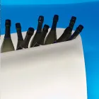 Pflanzgefäßvase aus leuchtendem Kunststoff, Design in 3 Größen - Pandora von Myyour Viadurini