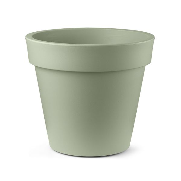 Große außenvase aus polyethylen, 4 größen, made in italy - emporium