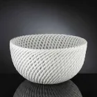 Handgefertigte Keramikvase mit gewebtem Schuss Made in Italy - Napoleon Viadurini