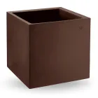 Vase in kubischer Form aus farbigem Polyethylen Made in Italy - Tonello Viadurini