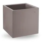 Vase in kubischer Form aus farbigem Polyethylen Made in Italy - Tonello Viadurini