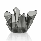 Pina rauchte drapierte Innen- / Außenvase, modernes Design Viadurini