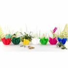 Pina Grün Indoor / Outdoor Mehrzweck-Vase, modernes Design in Italien hergestellt Viadurini