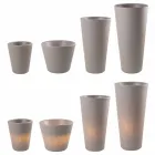 Leuchtende Vase für Außen- und Innenräume, farbenfrohes Design in 3 Dimensionen - Vasostar Viadurini