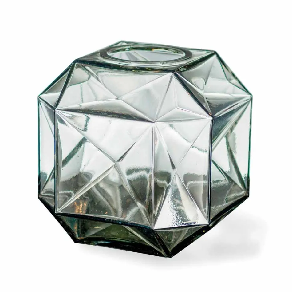 Moderne Glasvase für den Innenbereich, handgefertigt in Italien - Eagle Viadurini