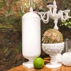 Moderne handgefertigte weiße Keramikvase Made in Italy - Chantal Viadurini